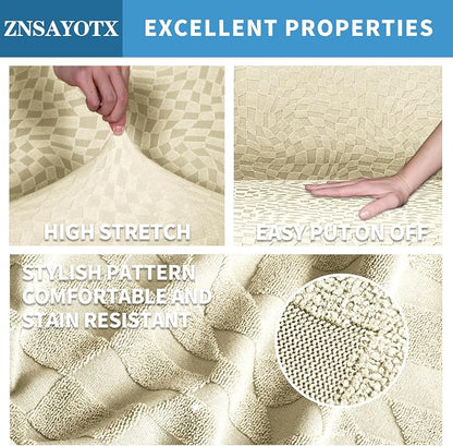 ZNSAYOTX 1 Piece Stretch Chair Cover - Image 3