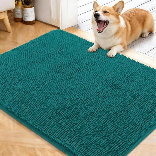 OLANLY Dog Door Mat for Muddy Paws 40x32, Super Absorbent Chenille Mud Mat | by OLANLY