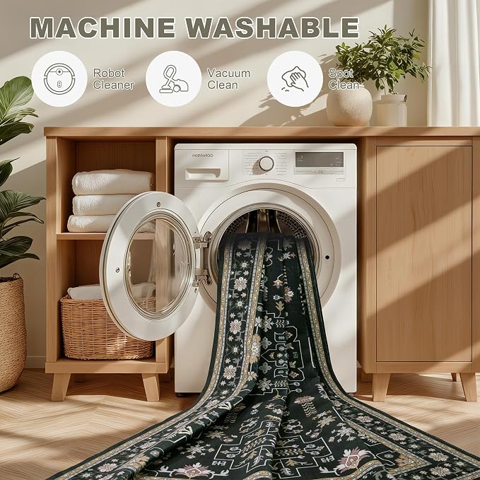 Hallway Runner Rug: 2.6x8 Kitchen Boho Rugs - Image 7