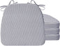 AAAAAcessories D-Shaped Chair Cushions, Featuring Ties and Removable, by AAAAAcessories