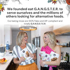 eat G.A.N.G.S.T.E.R. Vegan Pizza Crust & Flatbread Mix, Allergy-Friendly Baking Mix, Grain-Free, No Dairy, Nuts, Gluten, Dairy, For Paleo & AIP Diets, Delicious Crusts or Make Panini Sandwiches