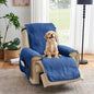 Blue Quilted Recliner Covers, Waterproof Recliner Chair Covers, Lazy Boy Chair by Pamhaven