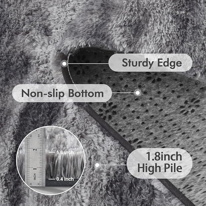 8x10 Ft Extra Large Shag Rugs for Living Room, Ultra Soft Fluffy Furry Area - Image 5