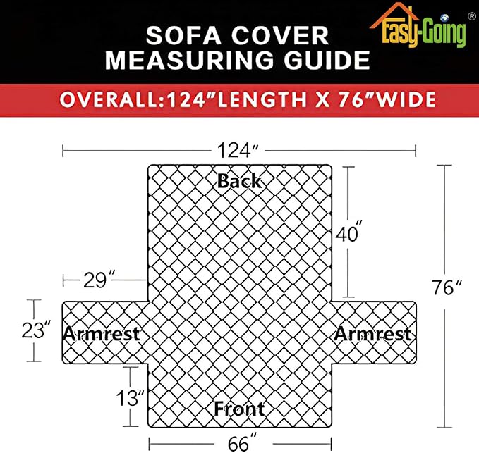 Easy-Going Reversible Couch Cover, 3 Cushion Sofa, Chocolate/Chocolate | Large - Image 6