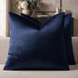 GIGIZAZA Navy Velvet Pillow Covers 20x20 Decorative Pillows Pack of 2 | Blue by GIGIZAZAFocusingonhomedecoration