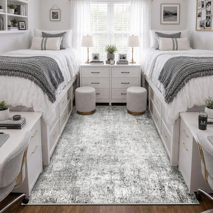RELEANY Washable 4'x6' Abstract Area Rug by RELEANY