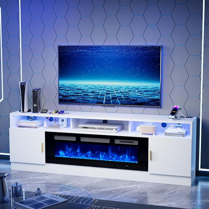 oneinmil 78" Fireplace TV Stand by oneinmil