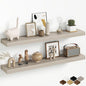 Fun Memories 36 Inch Floating Shelves Wall-Mounted, Rustic Wood Shelf by FunMemories