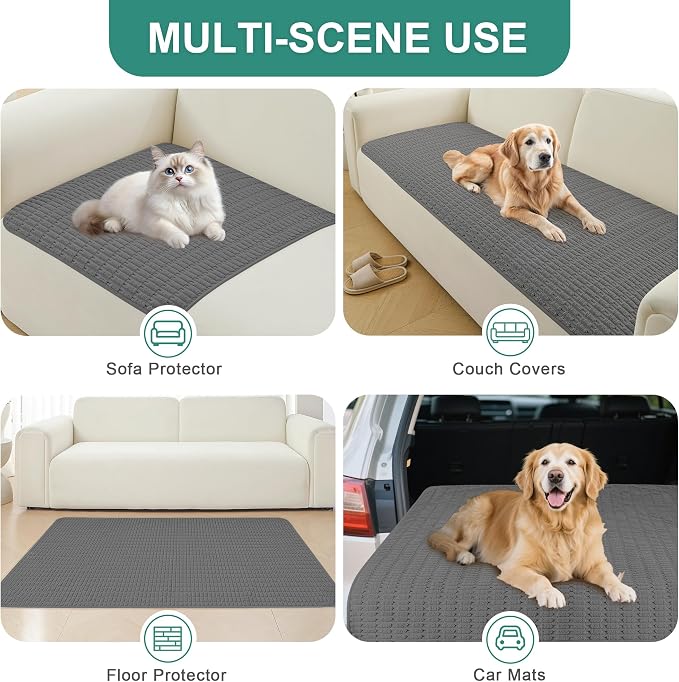 Foxdecor Couch Cover Sofa Covers Washable, Dog Bed Cover - Image 5