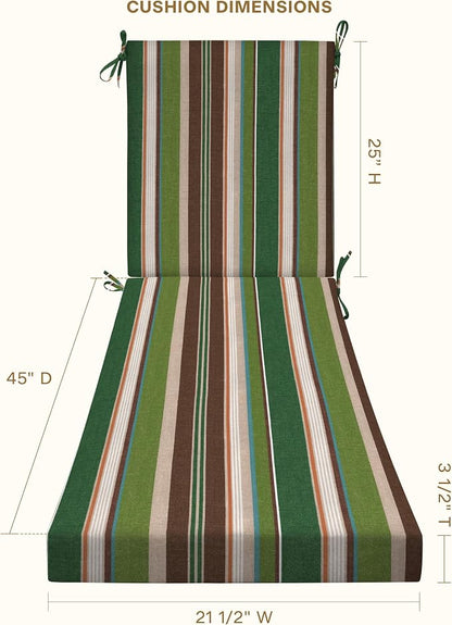 Honeycomb Outdoor Chaise Lounge Cushion - Image 2