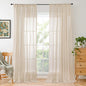 BGment Linen Curtains 84 Inch Length by BGment