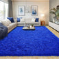 Pionblank Large Area Rug for Living Room 10x14, Fluffy Shag Rug, Royal Blue | by PIONBLANK