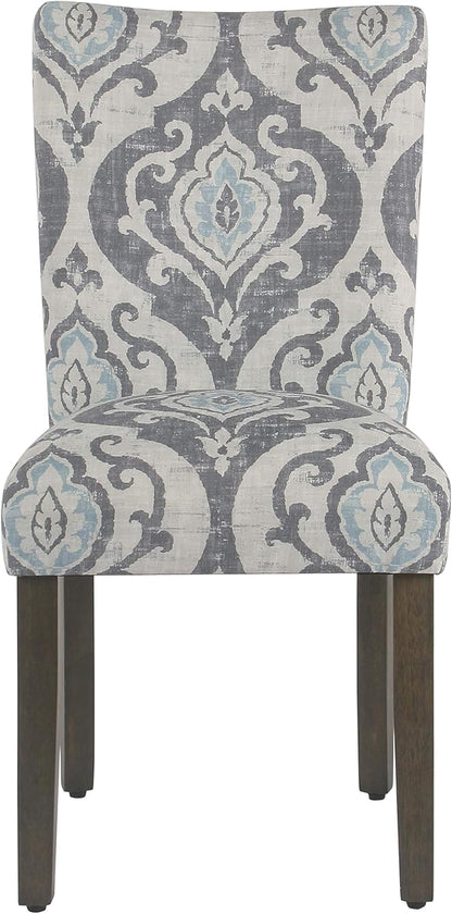 HomePop Parsons Classic Upholstered Accent Dining Chair, Suri Blue - Image 9