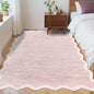 GarveeHome Scalloped Washable Area Rug 4x6 Entryway Rug Non Slip by GarveeHome