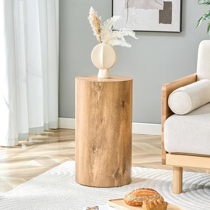 21.6''H Boho Cylinder Side Table - Image 3
