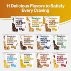 Bootylicious | High-Protein Muffin | 25g Protein, 7g Net Carbs, 2.32-2.75oz Cup, 12-Pack (Banana Peanut Butter)