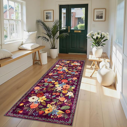Runner Rug for Hallways Kitchen 2x8 | Non Slip Washable Rugs - Image 2