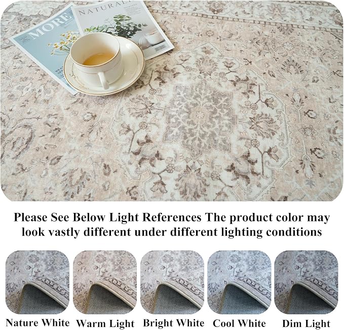 Washable 2x3 Entryway Area Rug - Image 6