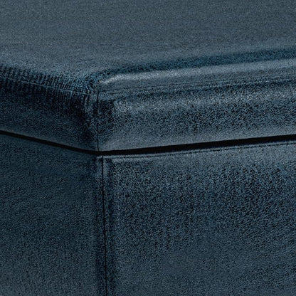 SIMPLIHOME Owen Coffee Table Storage Ottoman - Image 7
