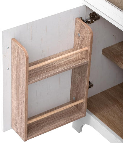 VilroCaz 71" Tall Arched Kitchen Pantry - Image 9
