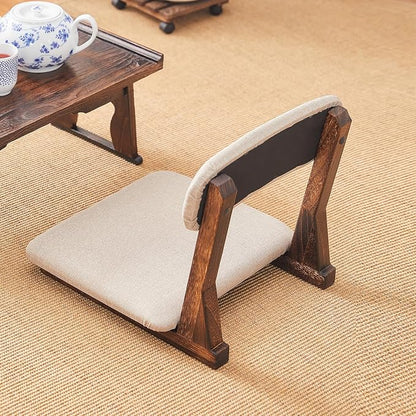 Meditation Chair with Back Support, Japanese Floor Chair, Back Jack - Image 2