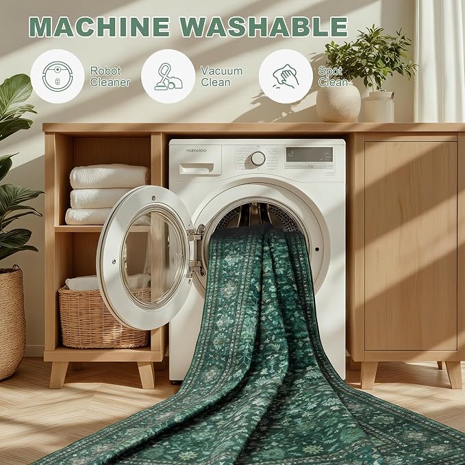10x14 Area Rugs Living Room: Washable Rug - Image 6