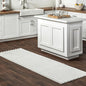 nuLOOM Kai Off White Striped Washable Runner Rug, Off White by nuLOOM