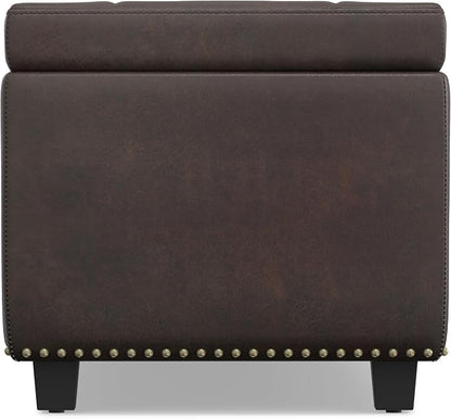 SIMPLIHOME Hamilton Storage Ottoman - Image 12