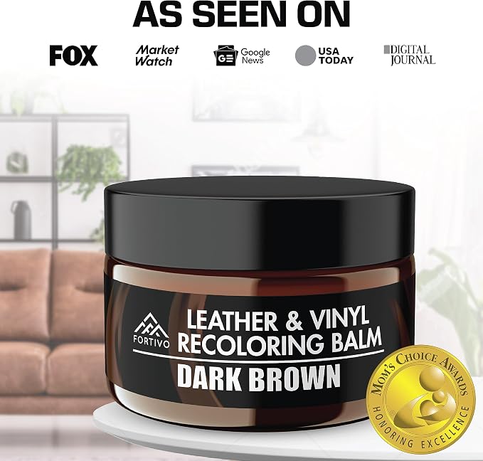 FORTIVO Leather Recoloring Balm, Leather Repair Kit - Image 7