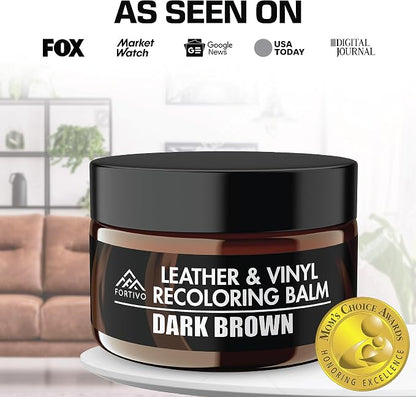 FORTIVO Leather Recoloring Balm, Leather Repair Kit - Image 7