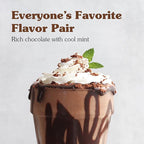 NuNaturals Stevia Syrup, Sugar-Free Sweetener, Plant-Based Sugar Substitute, Zero Calorie, Cocoa Mint Syrup, 16 oz