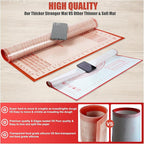 Silicone Pastry Mat 34x26 Inch Nonstick Baking Mats, Kitchen Counter Mat Perfect for Dough, Pastry, Dough Rolling, Kneading Board, Pie Crust, Fondant, Pasta, Pizza Mat