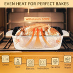 9x5 Enameled Cast Iron Loaf Pan with Lid - 2 in 1 Bread Pan for Baking Homemade Sourdough