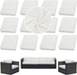 12PCS Patio Cushion Covers, Patio Furniture Couch Seat Slipcovers | Washable by SUKAIKEQA