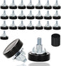 24 PCS 1/4" Thread Furniture Feet Levelers, Furniture Leveling Feet by Eunenete
