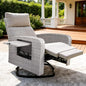ZZW Outdoor Recliner Chair, Wicker Patio Recliners by zzw