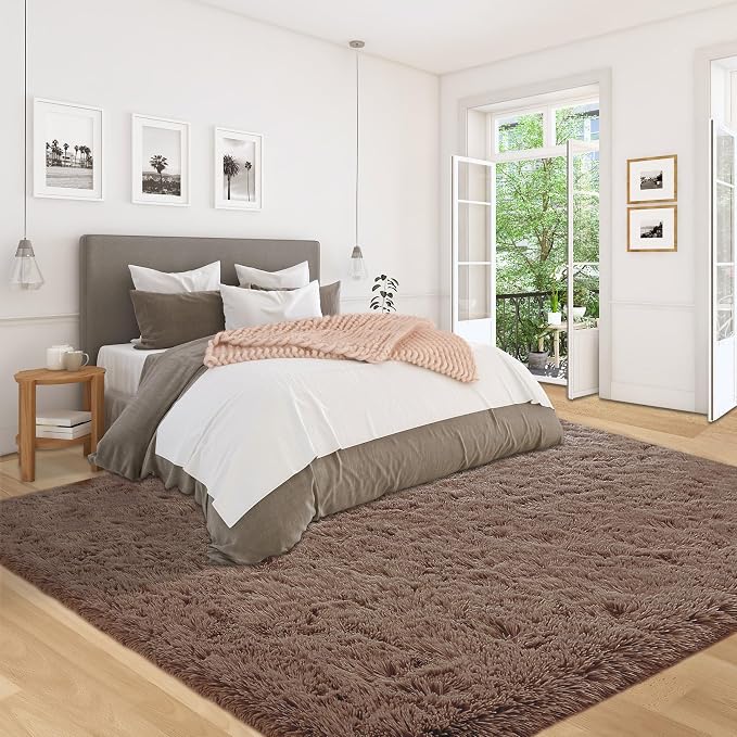 5x7 Area Rug for Living Room: Fluffy Shag Soft Washable Rugs Fuzzy Plush Indoor - Image 6