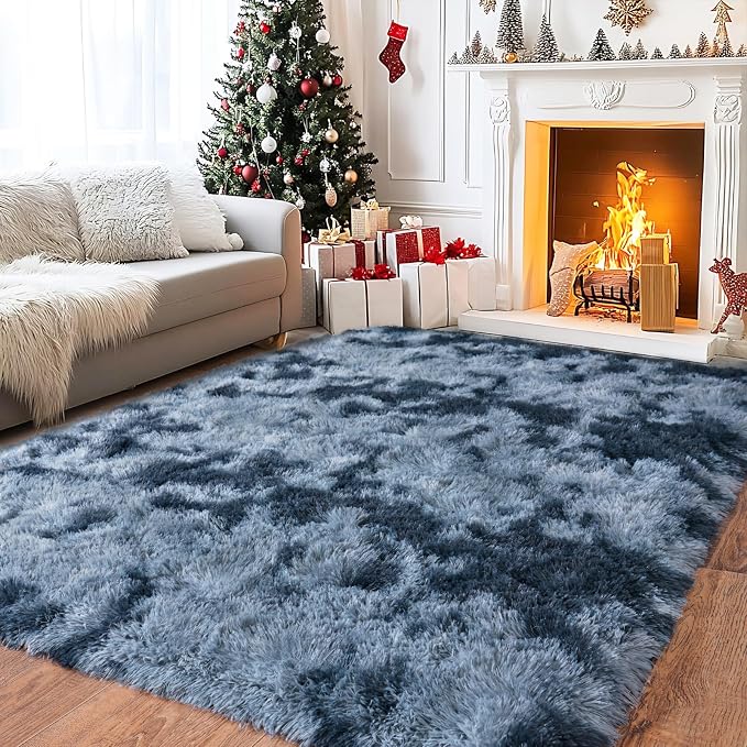Pionblank Large Rug for Living Room 6x9, Modern Shag Area Rug by PIONBLANK