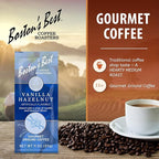 Boston’s Best Coffee - Vanilla Hazelnut Delicious Medium Roast Premium Gourmet Coffee, 11 oz. / 311 g Bag