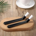 5 PCS Espresso Machine Brush, 6" Length Nylon Head Espresso Brush Coffee Cleaning Brushes Black Coffee Grinder Brushes for Cleaning Espresso-Machines, Grinders