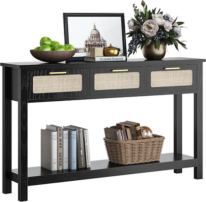 ELYKEN 51.2" Black Console Tables - Image 8