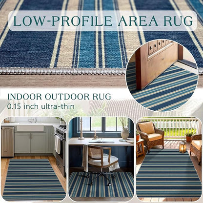 3x5 Striped Entry Rug - Image 5