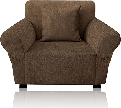 Armchair Slipcover with 1 Pillow Cover by Jcones