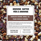 Tiesta Tea - Brownie Batter, Loose Leaf, Chocolate Caramel Herbal Tea, Non-Caffeinated Blend, Make Hot or Iced & Brews Up to 140-200 Cups, 16 oz Resealable Bulk Pouch
