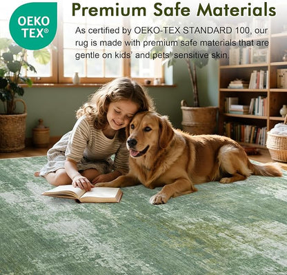 8x10 Ft Large Area Rugs for Living Room, Soft Non-Slip Washable Rugs Modern - Image 5