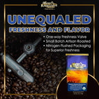 Mt. Whitney Colombia Monte Sierra Organic Single Origin, Medium Dark Roast, Smooth Full Flavored, Low Acid Coffee (Ground, 12 Oz)