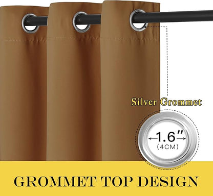 NICETOWN 66 Inch Long Blackout Curtains - Image 6