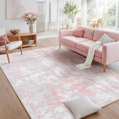 RELEANY Washable 5'x7' Abstract Area Rug - Image 8