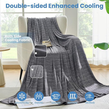 OIGAE Cooling Blanket for Hot Sleepers - Image 3