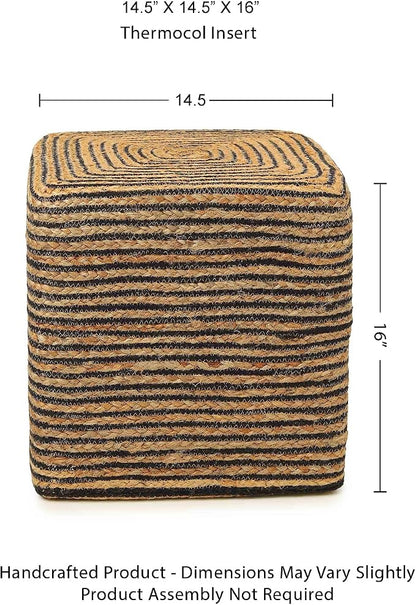 REDEARTH · Cube Pouf Foot Stool Ottoman - Image 3